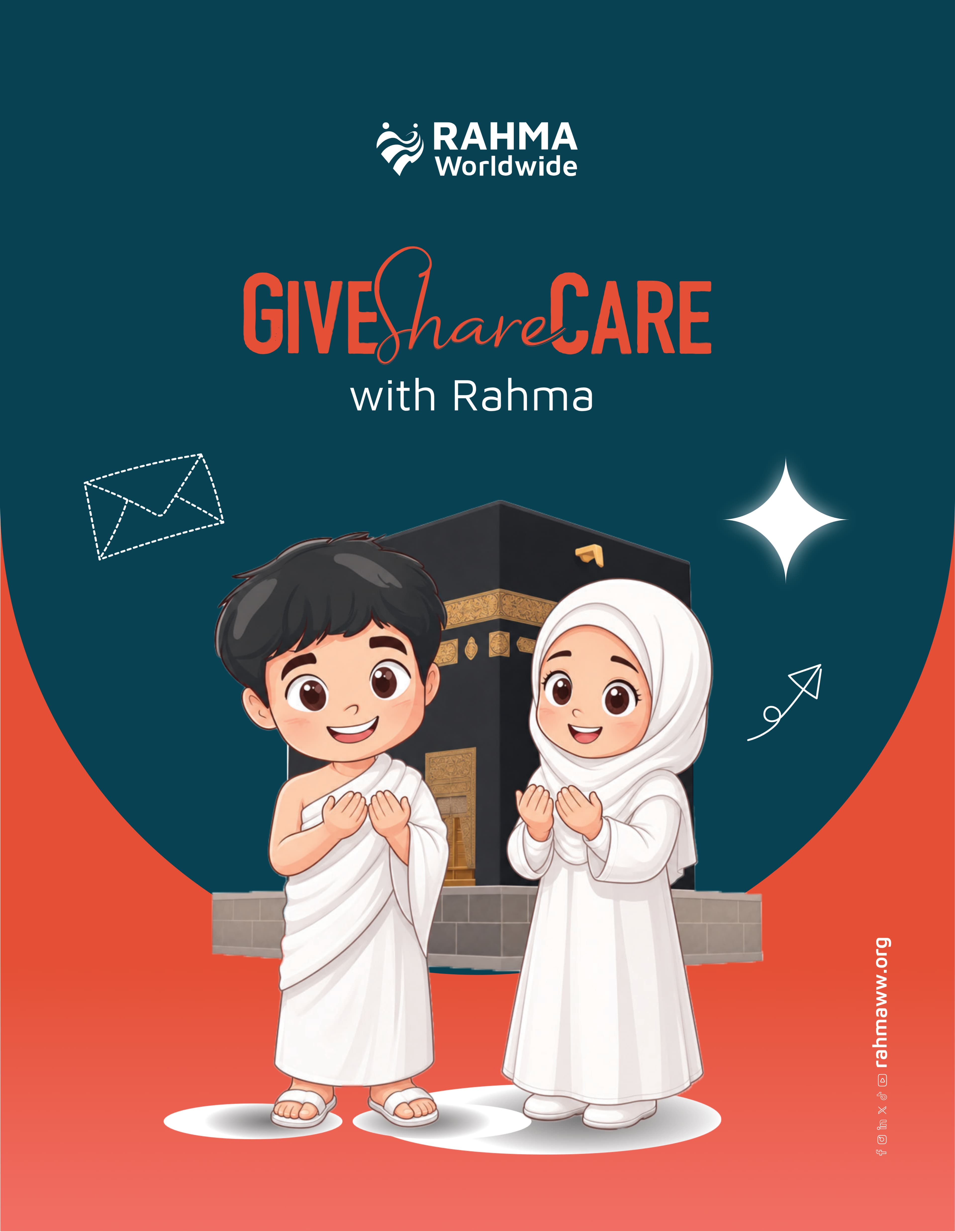 Give with Care Eid coloring book cover